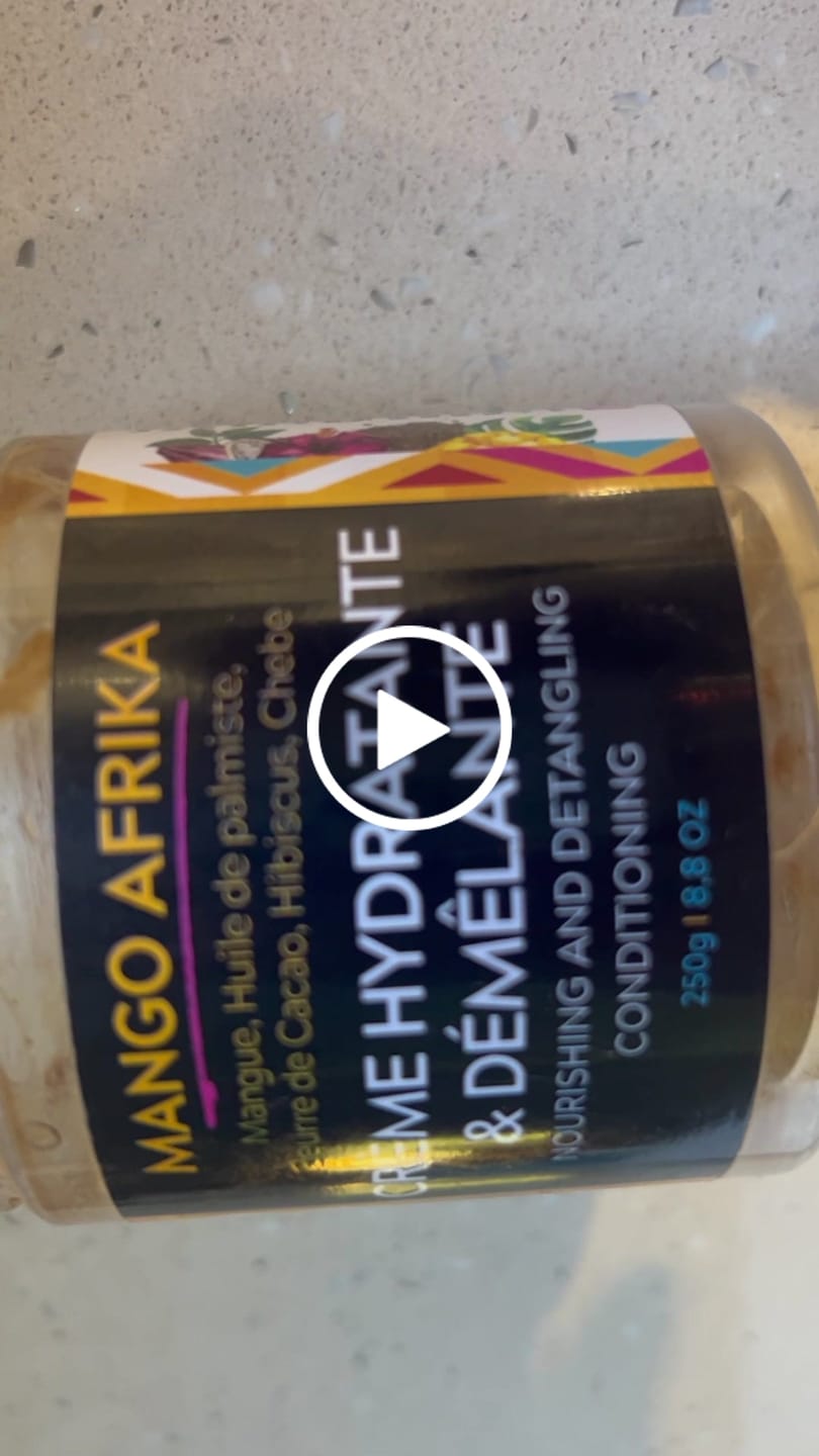 Customer video review of Crème hydratante et démêlante  2 en 1  - MANGO AFRIKA