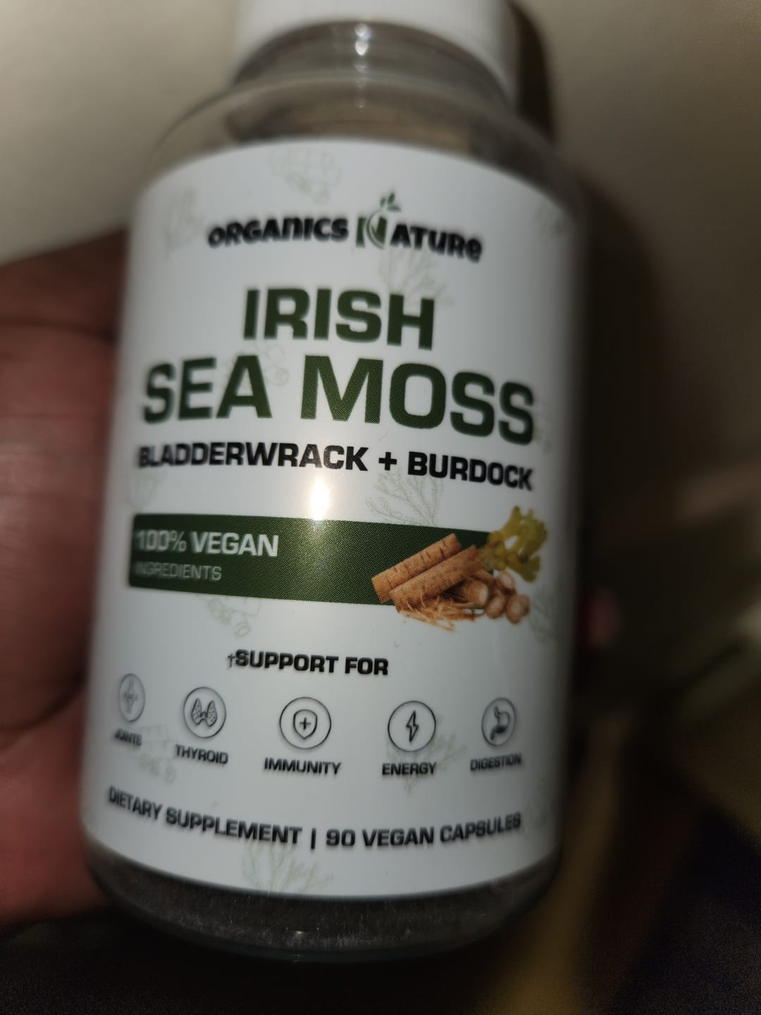 Customer photo review of Irish Sea Moss With Bladder Wrack & Burdock Root