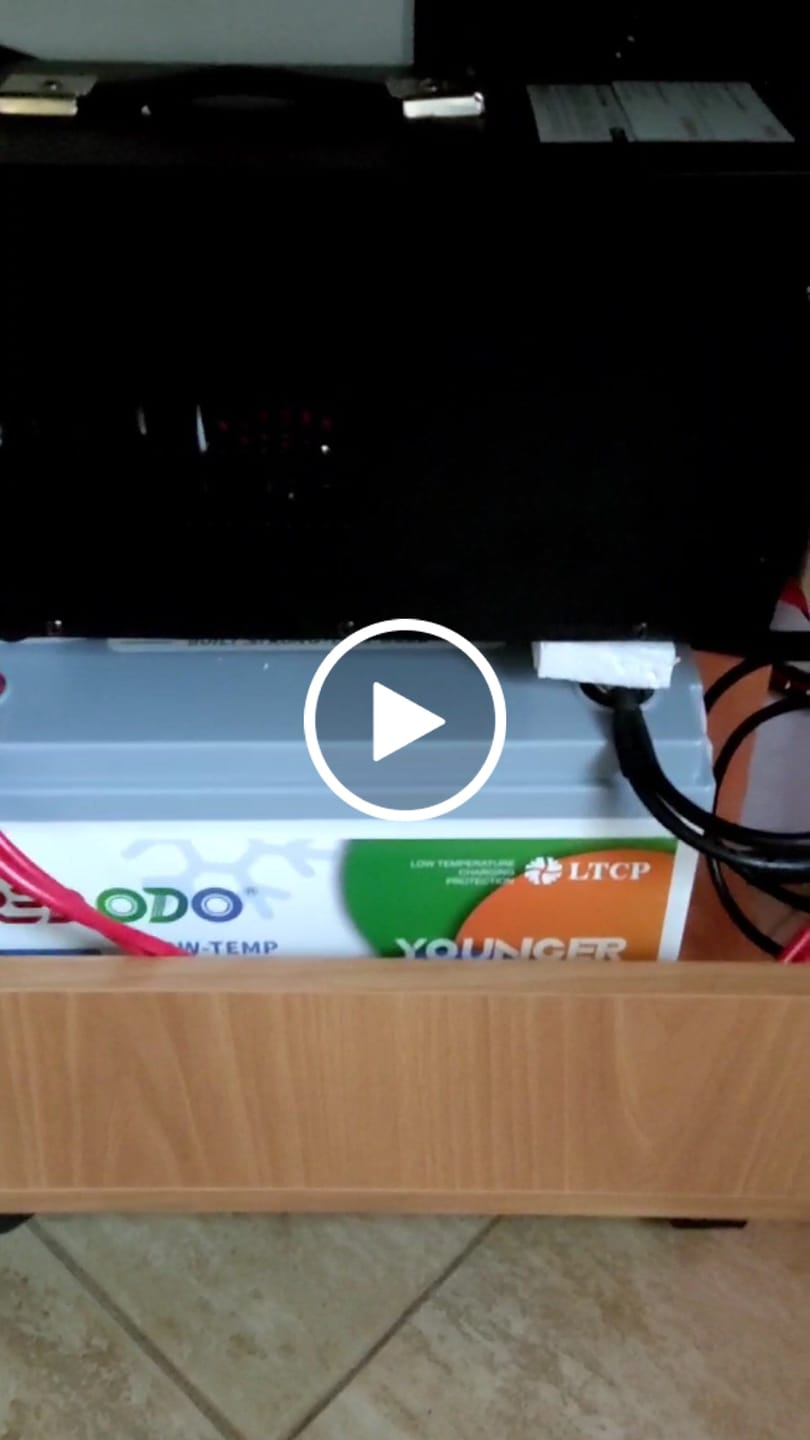 Customer video review of 【Україна】0% ПДВ - Redodo 12V 100Аh низькотемпературний LiFePO4 акумулятор глибокого циклу BMS 100A