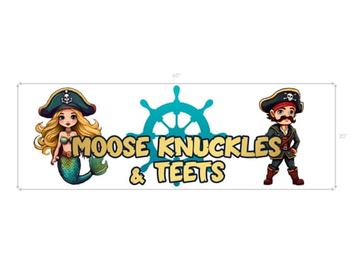 Customer photo review of Custom Digital Boat Name Logo Design