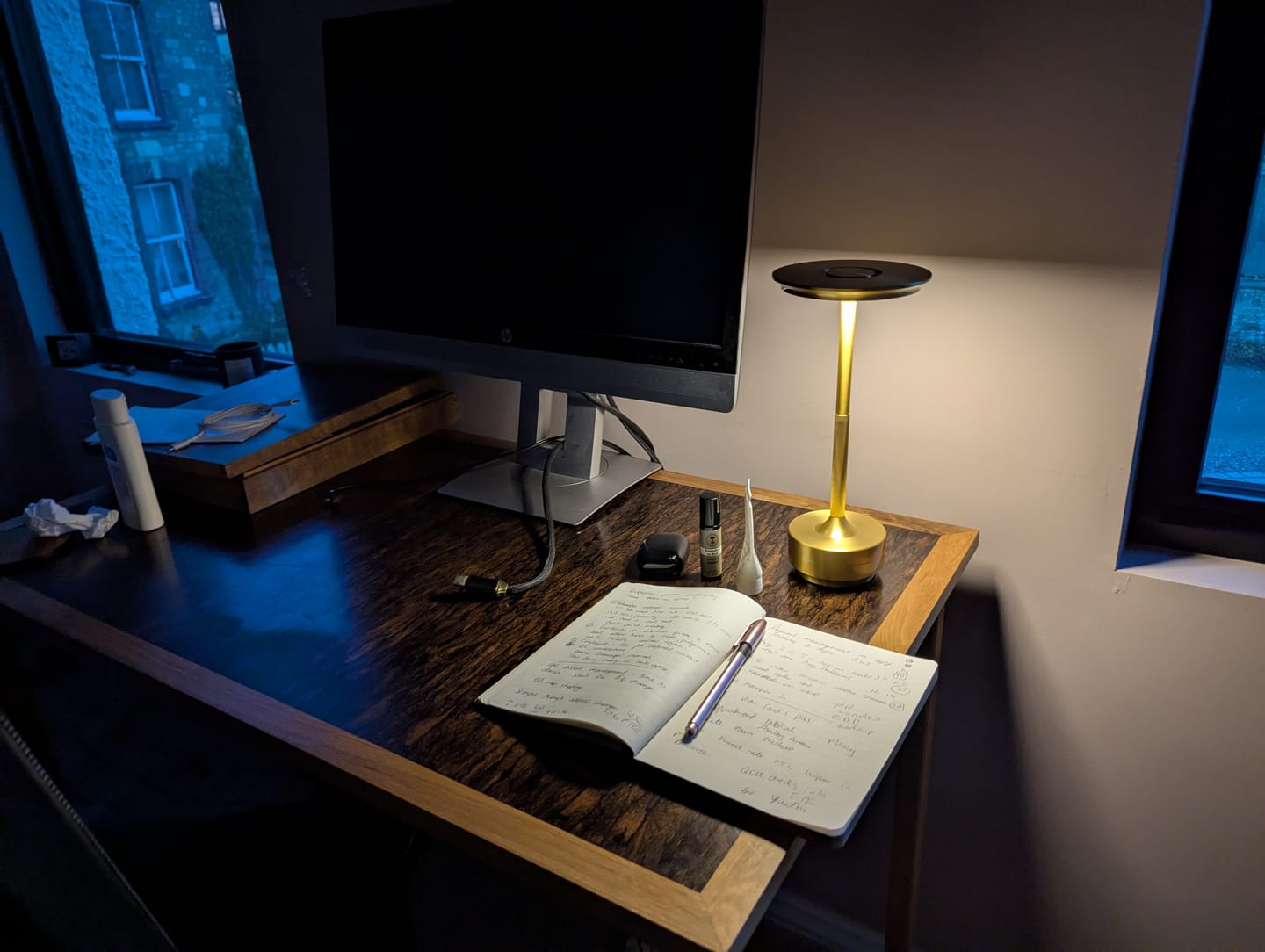 Customer photo review of Ambient™ Metallic Cordless Table Lamp