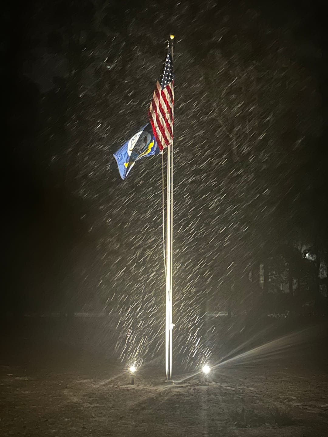Customer photo review of 30 ft. Commercial Aluminum Flagpole Rated to 115 mph - Lifetime Shaft Warranty - Made in USA