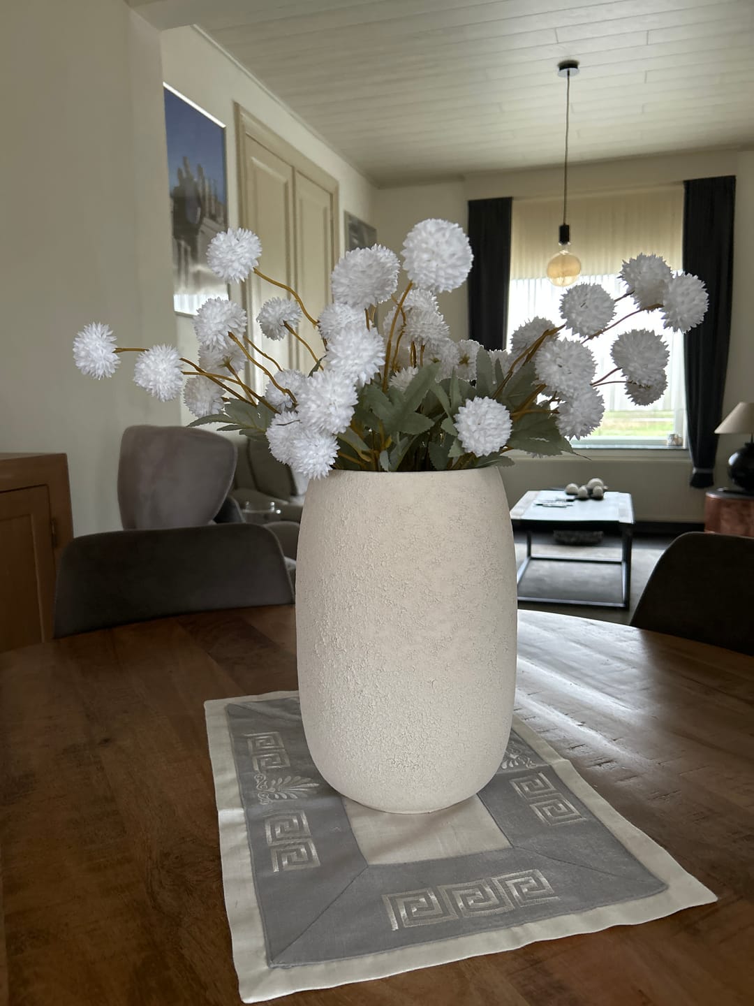 Customer photo review of Zijden Kiku Bloemen - Wit