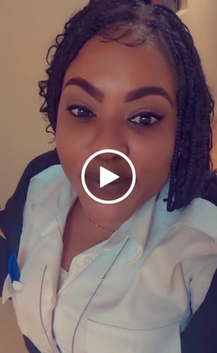 Customer video review of Glueless 16"-24" Pre Cut HD Full Elastic Lace Lightweight Ready-To-Go Boho Box Braided Wig with Human Hair Boho Curls