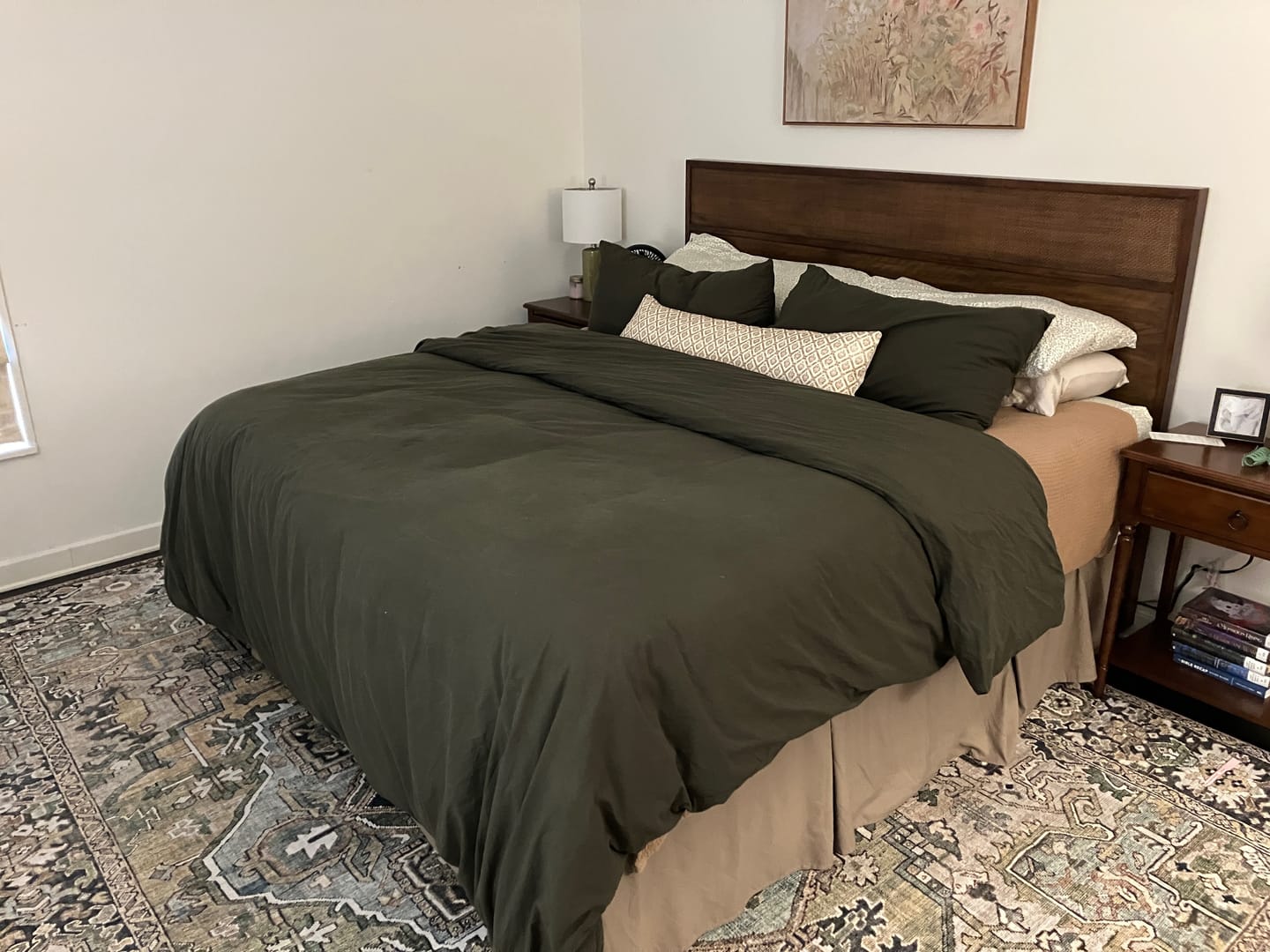 Customer photo review of Evie in linen - lumbar - 12x20" | 12x40"