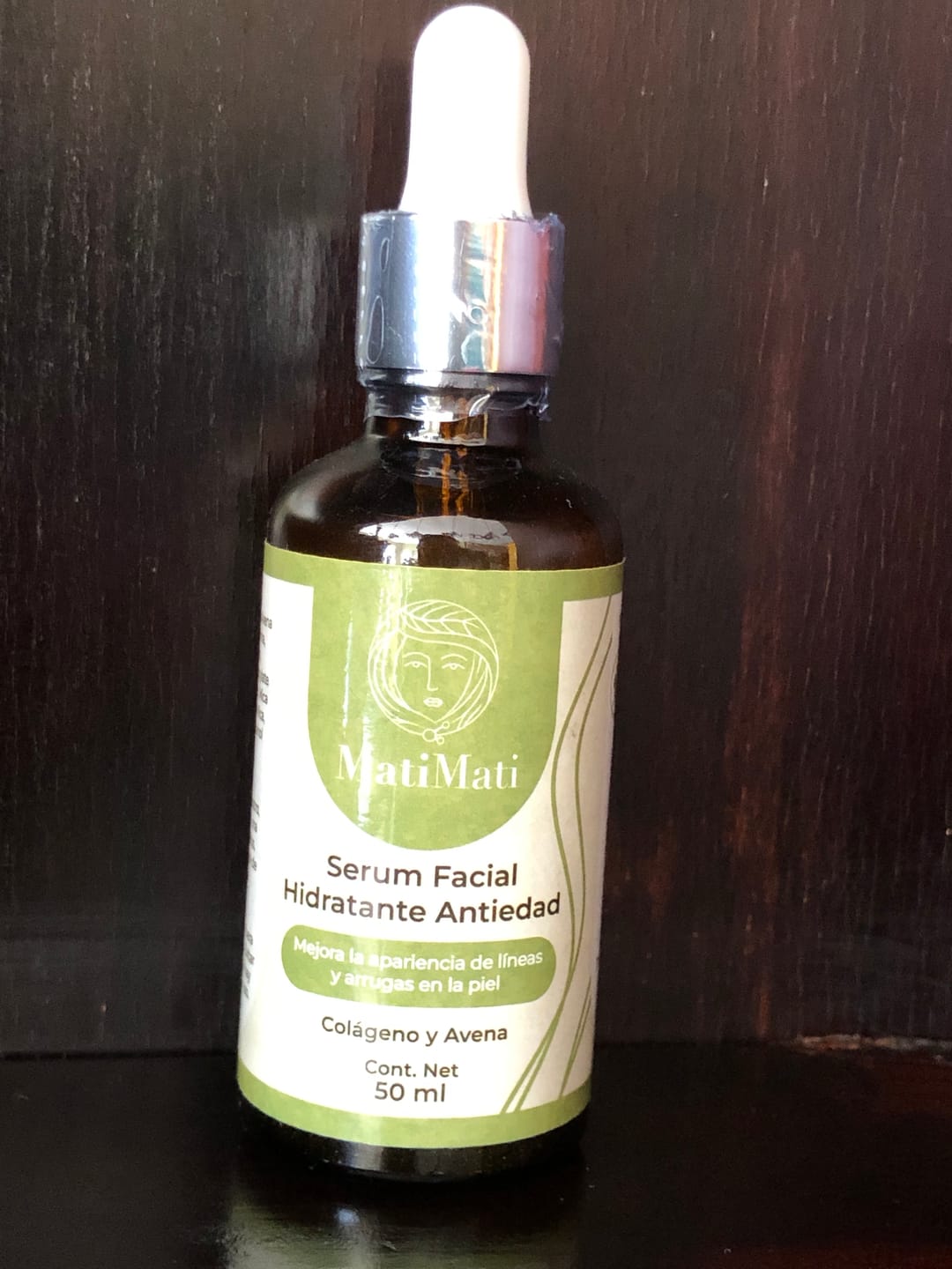 Customer photo review of Serum Facial Hidratante Antiedad