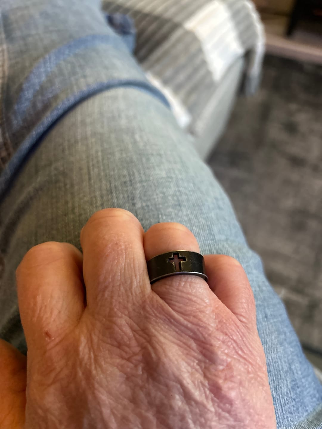 Customer photo review of BLACKED CROSS.