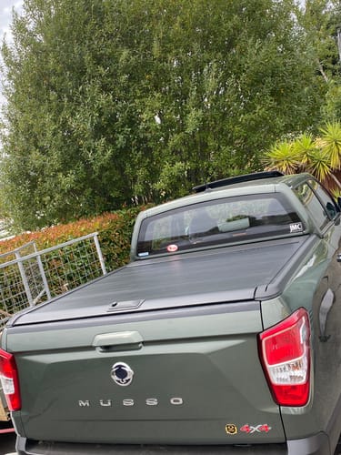 Customer photo review of Gen2 Manual Roller Shutter For SsangYong Musso XLV (Long Tub) 2018+