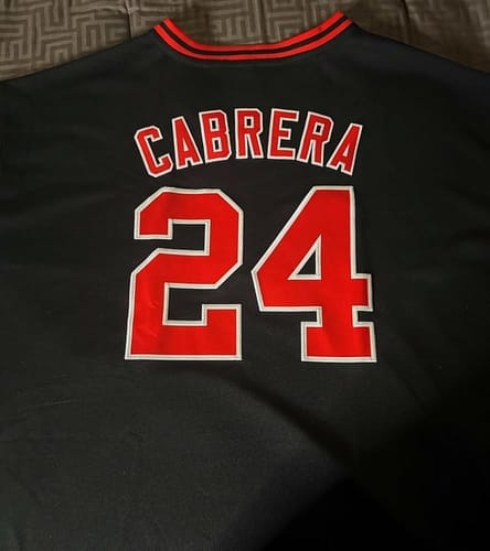 Customer photo review of Custom Pinstripe Baseball Jerseys Personalized Button-Down Shirts for Teams