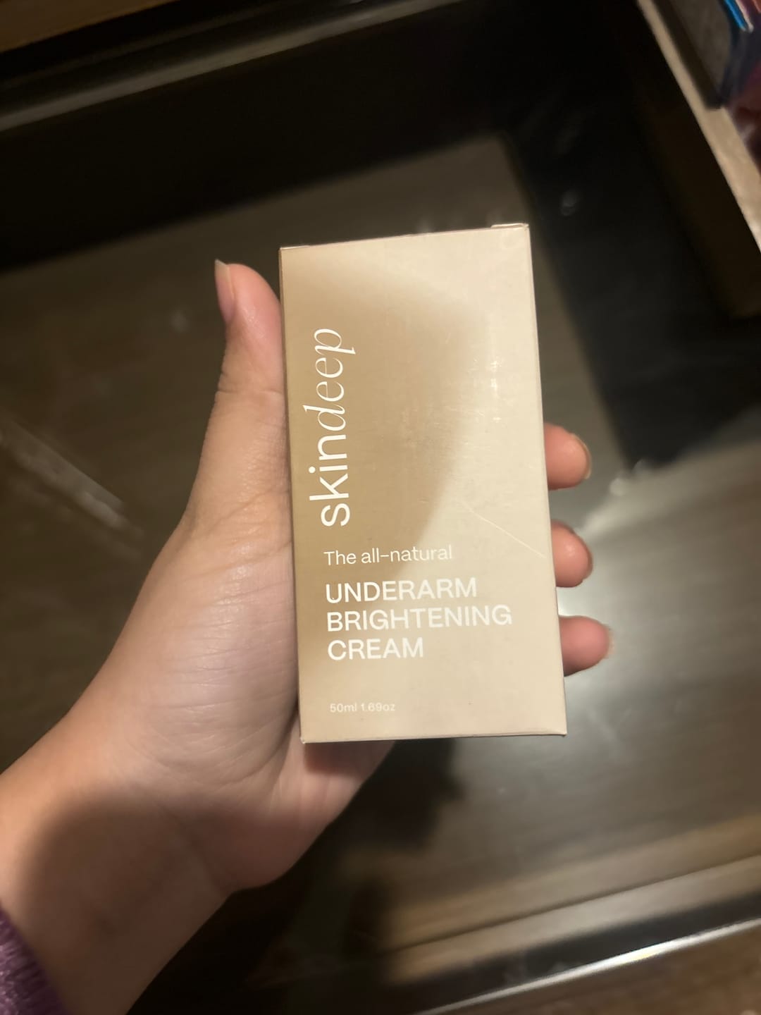 Customer photo review of THE ALL-NATURAL UNDERARM BRIGHTENING CREAM