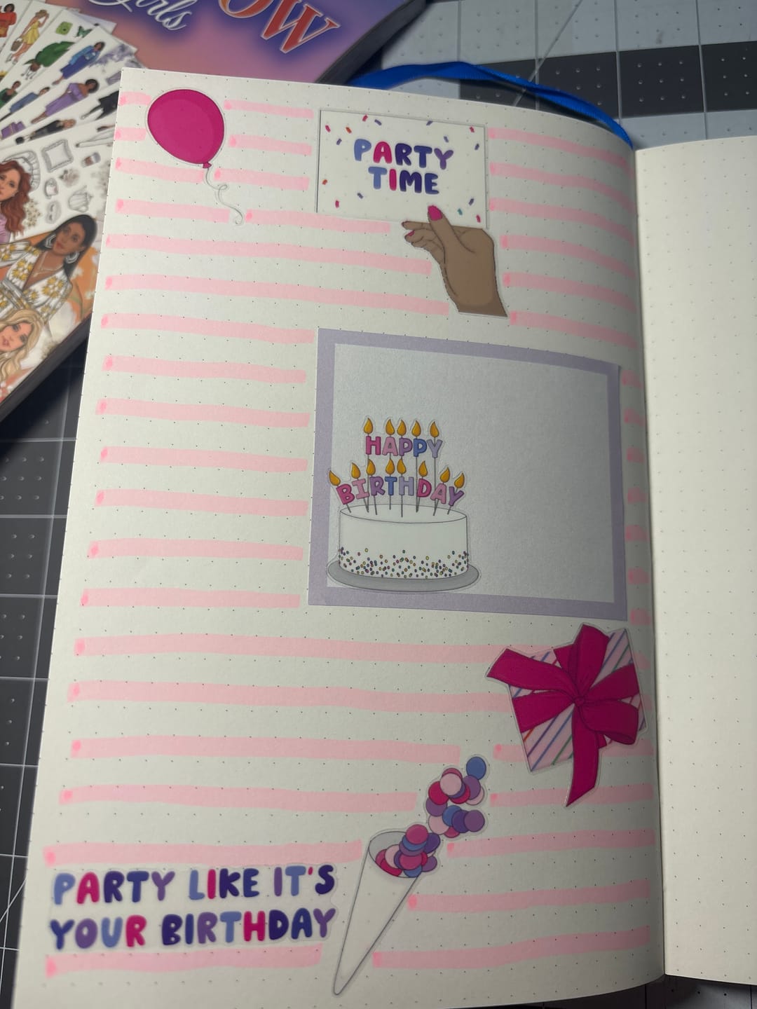 Customer photo review of It's My Birthday Pre-cut PET Tape