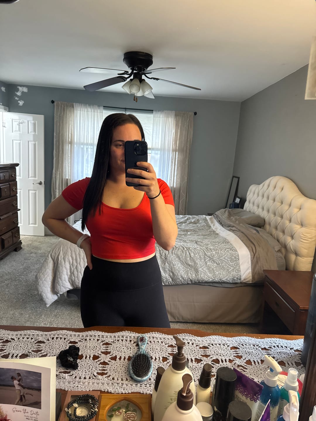 Customer photo review of NKD High Waist Leggings | Black