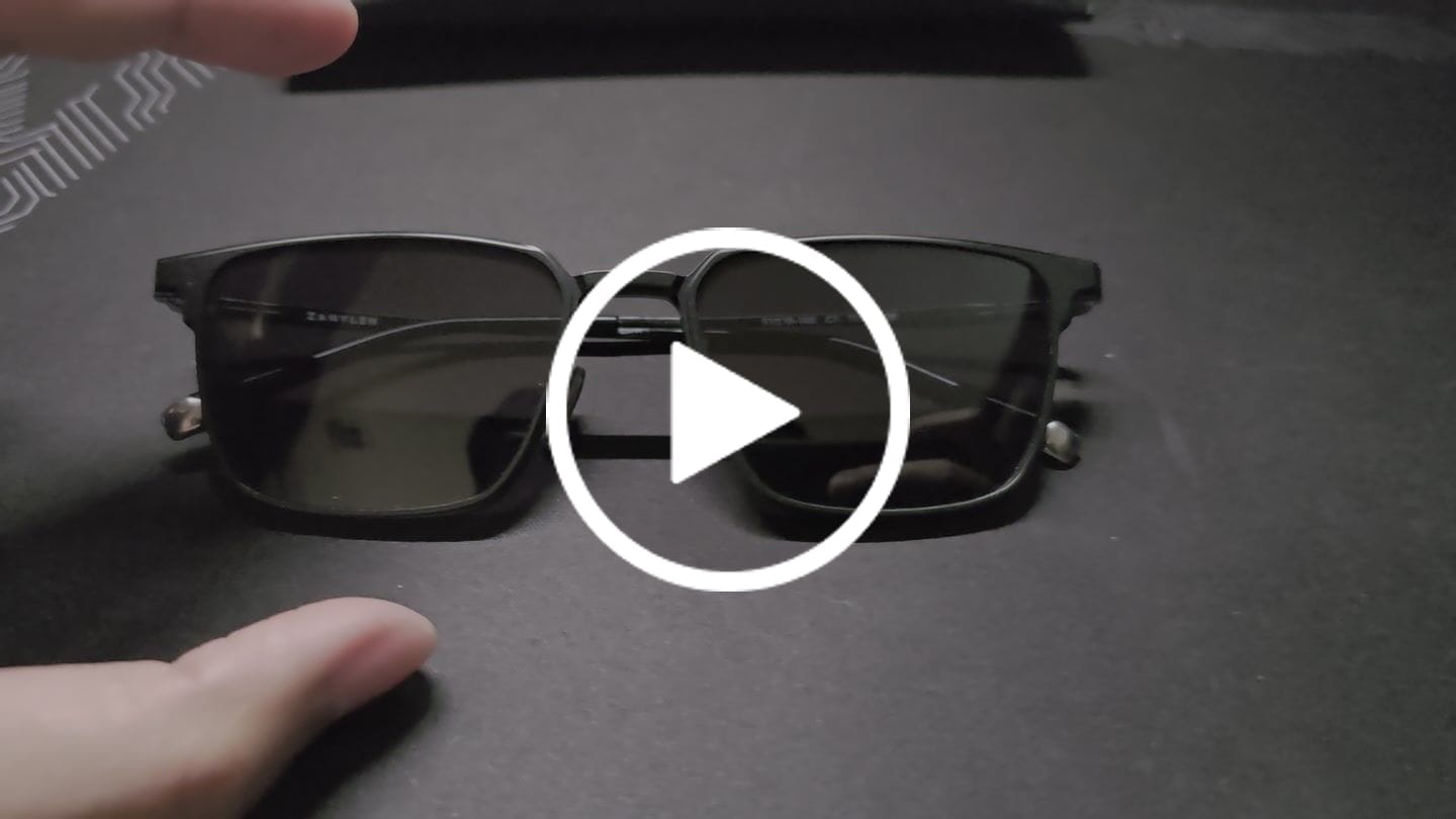 Customer video review of Graham | Magnetic Clip-on Eyeglasses Sunglasses | ZanyLen New Arrivals