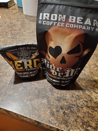 Customer photo review of Fierce™ - Highly Caffeinated Dark Roast