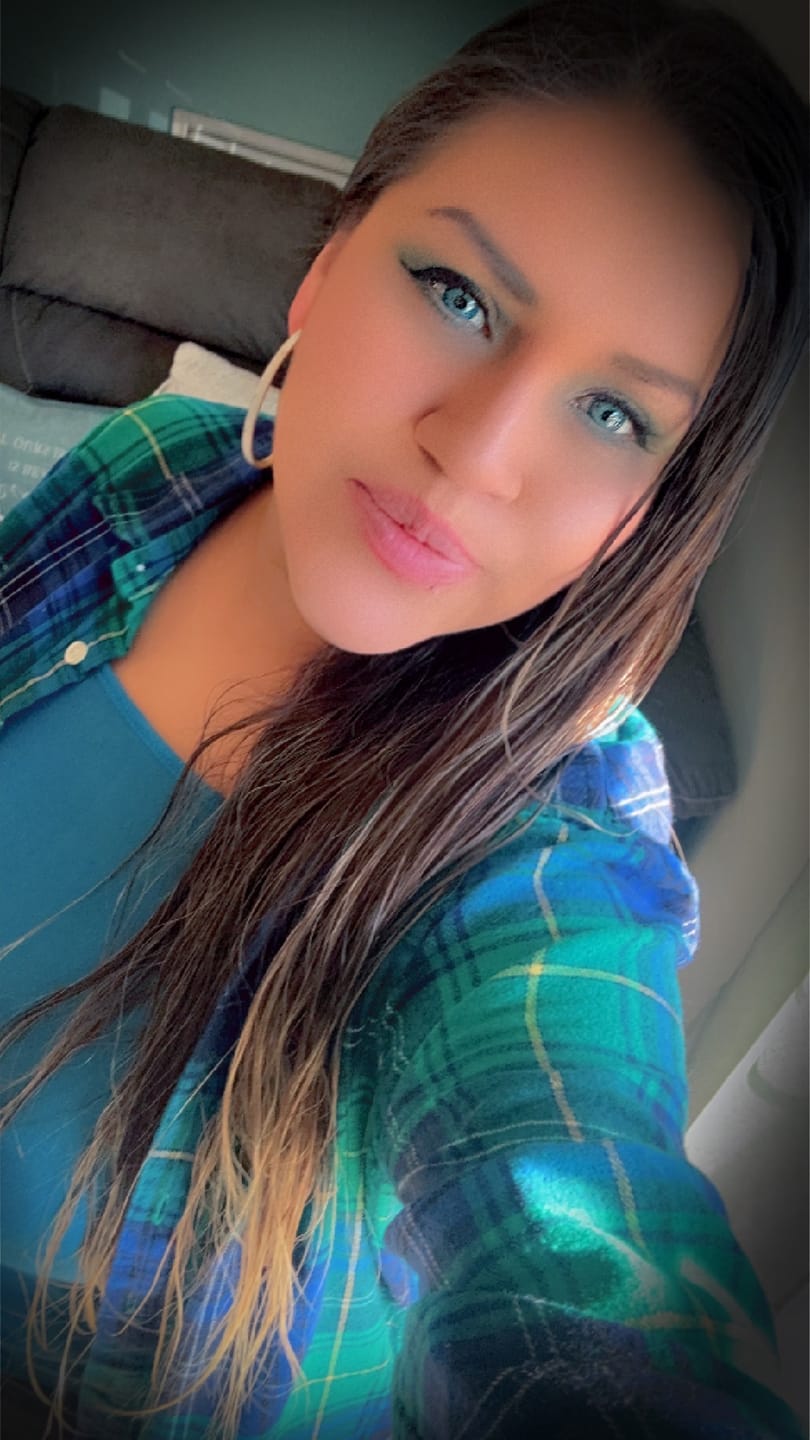 Customer photo review of Amazonia Antarctic Blue Prescription Colored Contact Lenses