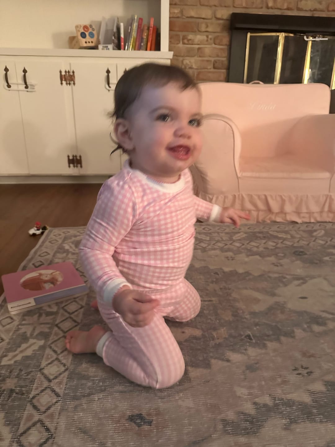 Customer photo review of Gingham Pajamas
