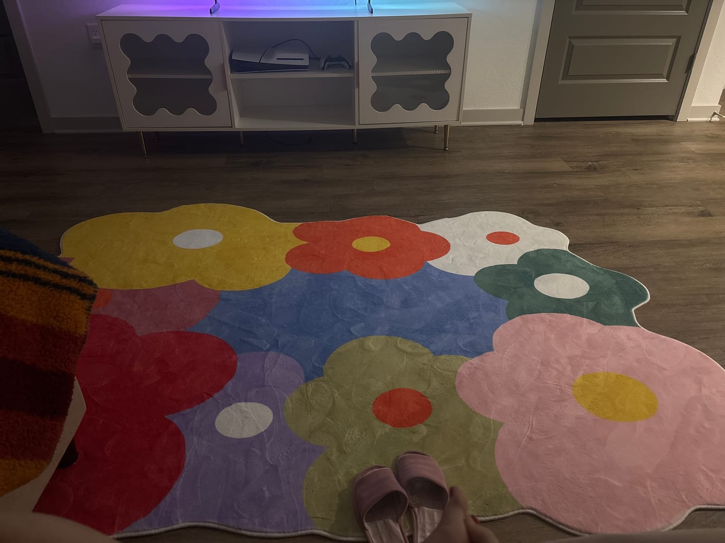 Customer photo review of Funky Flowers Rug