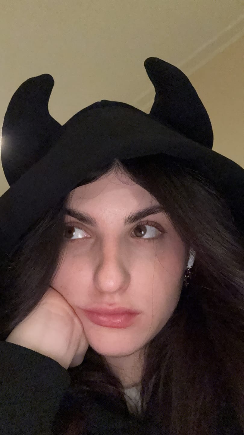 Customer photo review of DEVIL HOODIE - BLACK