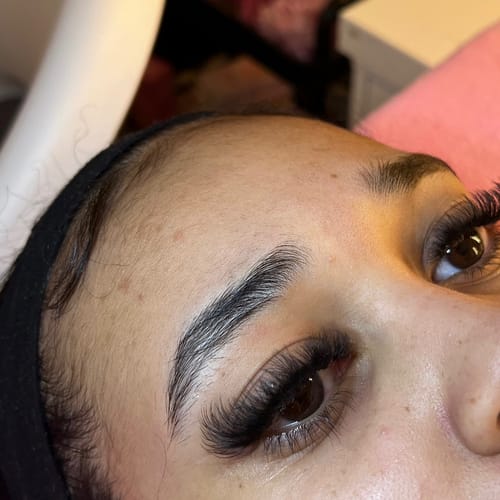 Customer photo review of 20D (Gold Range) Premade Russian Volume