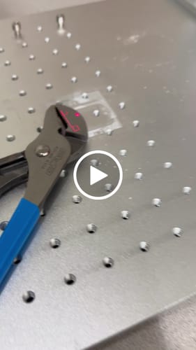 Customer video review of Cloudray MP-60 LiteMarker Pro 60W Fiber Laser Marking Engraver with 7.9” X 7.9” Scan Area & D80 Rotary