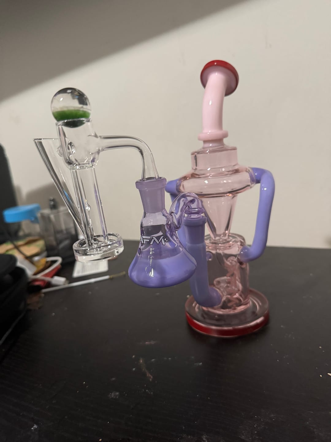Customer photo review of AFM Cygnus Slurper Quartz Banger Dab Set