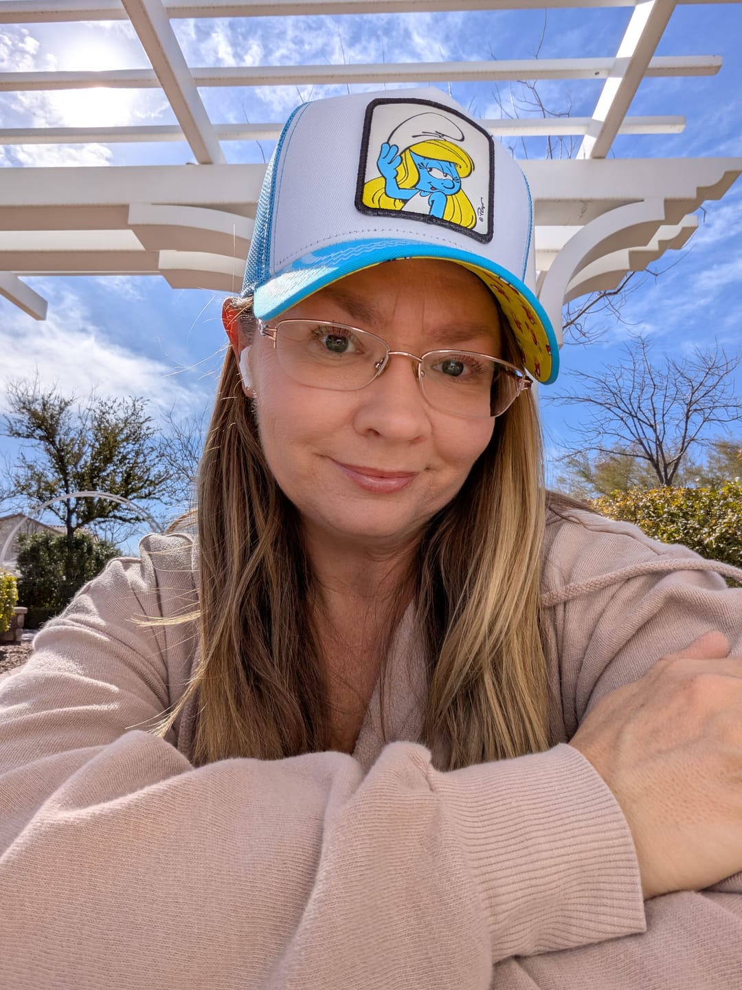 Customer photo review of OVERLORD X Smurfs: Smurfette Trucker Cap