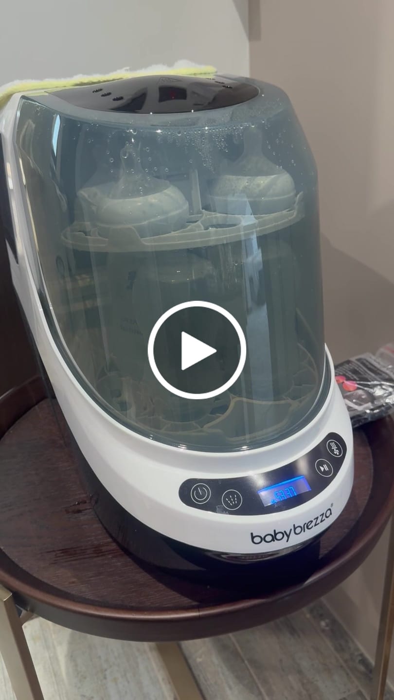 Customer video review of Baby Brezza Official Detergent Soap Tablets for Baby Brezza Bottle Washer Pro, 120 Tablets