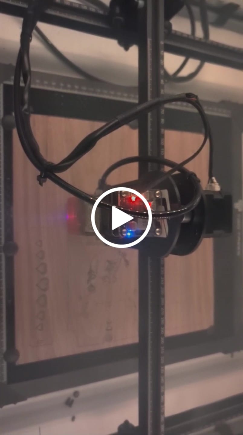 Customer video review of 10W Laser Module for Longer Ray5