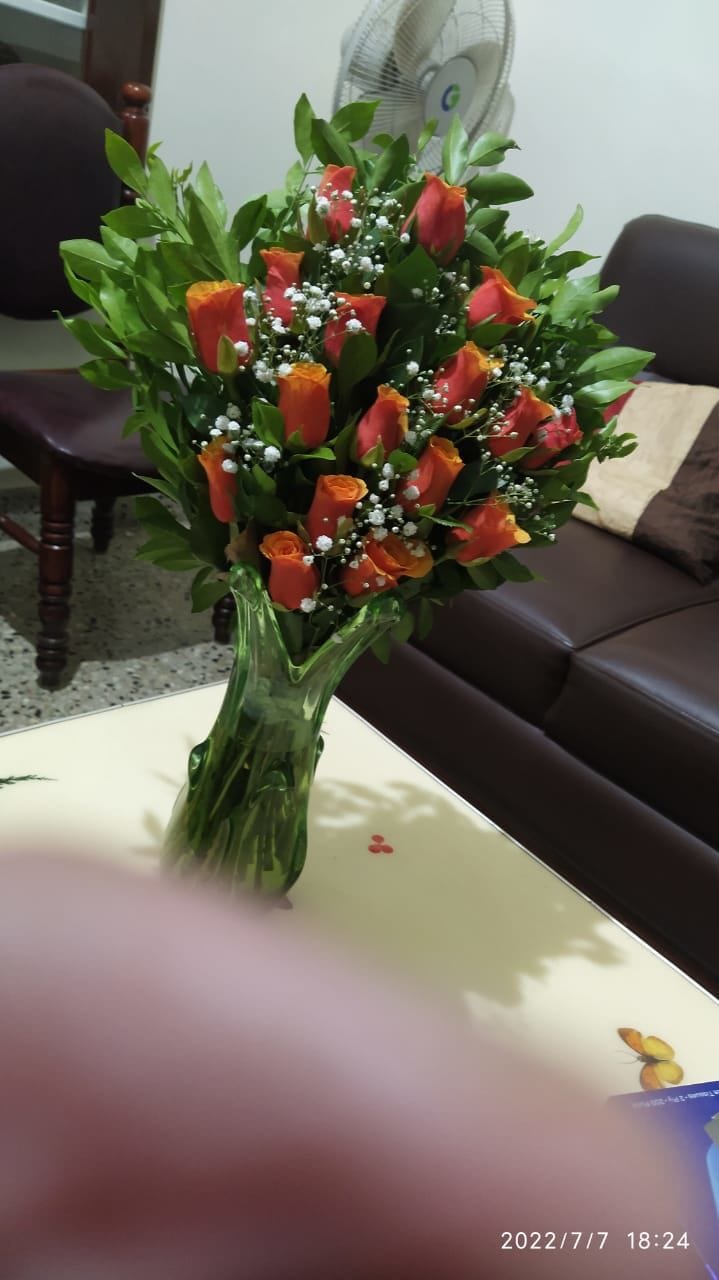 Customer photo review of Spring Rose //Delhi