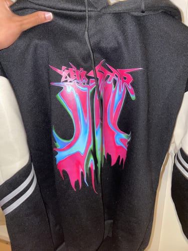 Customer photo review of Unisex Color Block Pullover Kpop Hoodie