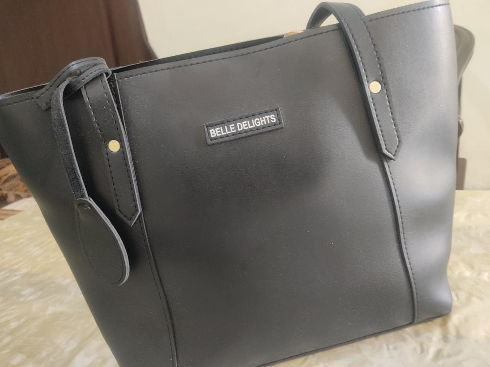Customer photo review of Black Belle The Tote Bag
