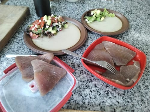 Customer photo review of 5KG Frozen NZ Yellowfin Tuna Loin