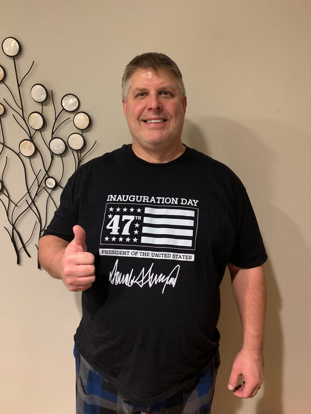 Customer photo review of MAGA Hat Keychain (Limited Edition)