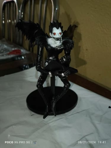 Customer photo review of 24CM Death Note Anime Figure – Ryuk, Yagami Light & MisaMisa PVC Collectible Model Sculpture Gift