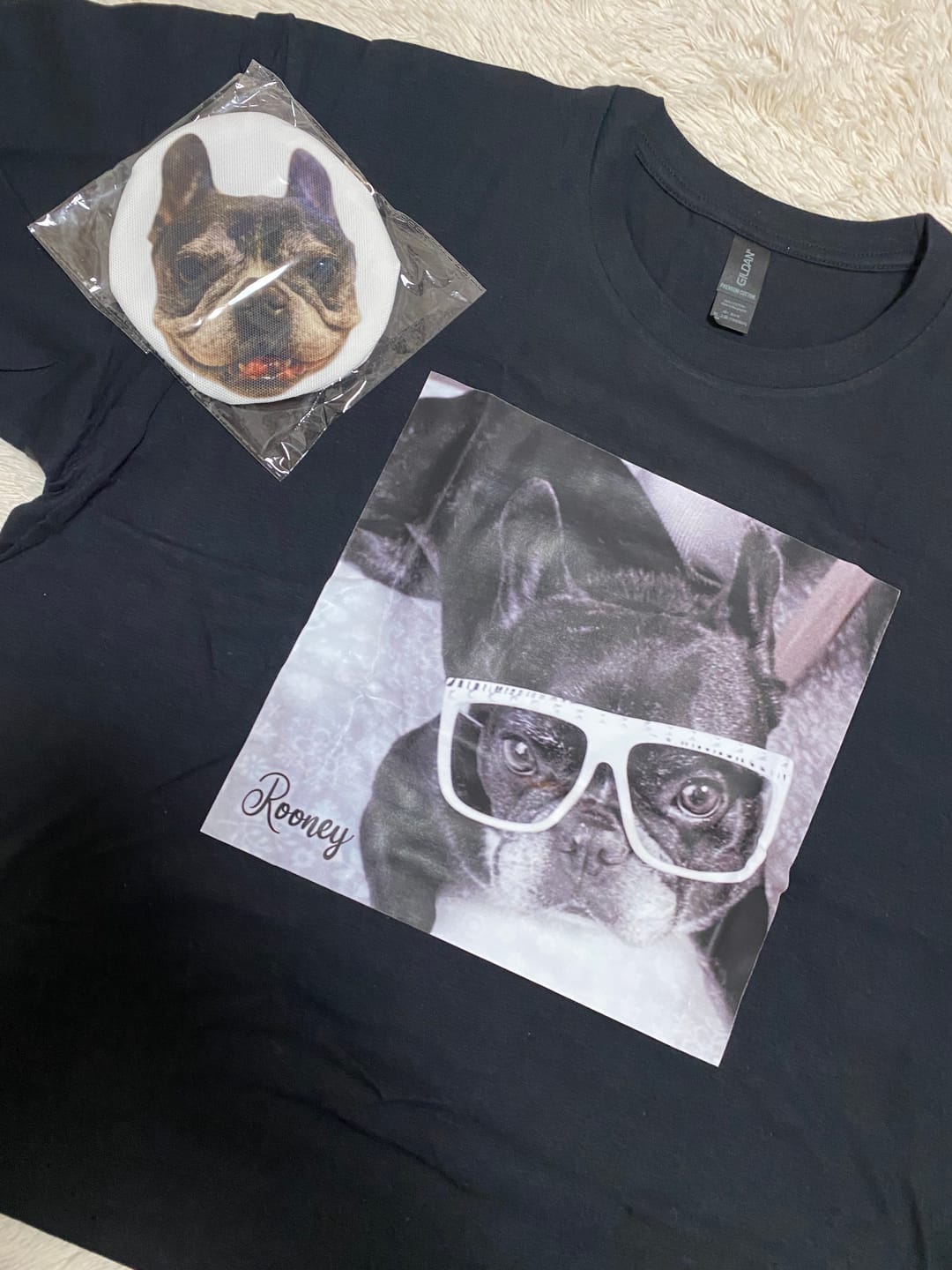 Customer photo review of 好きな写真と文字で作るオリジナルプリントTシャツ