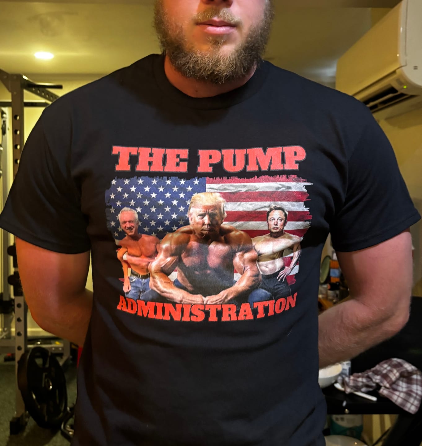 Customer photo review of The Pump Administration Tee