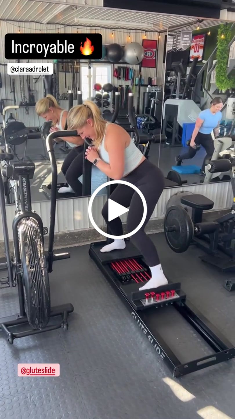 Customer video review of Glute Slide