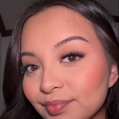 Customer photo review of LuxeGala Self-adhesive Cluster Lashes