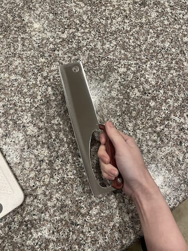 Customer photo review of Slicer-Style Easy Handle Chef Knife