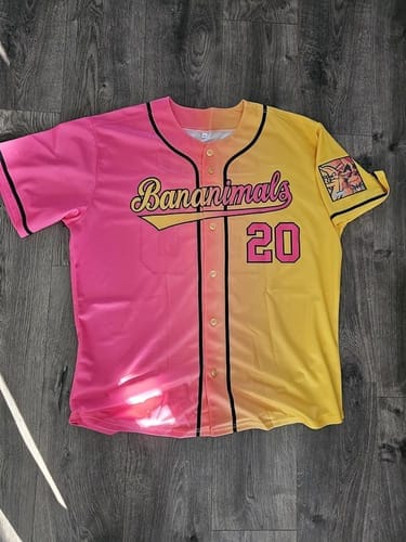 Customer photo review of Custom Pinstripe Baseball Jerseys Personalized Button-Down Shirts for Teams