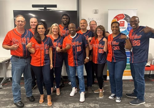 Customer photo review of Custom Pinstripe Baseball Jerseys Personalized Button-Down Shirts for Teams