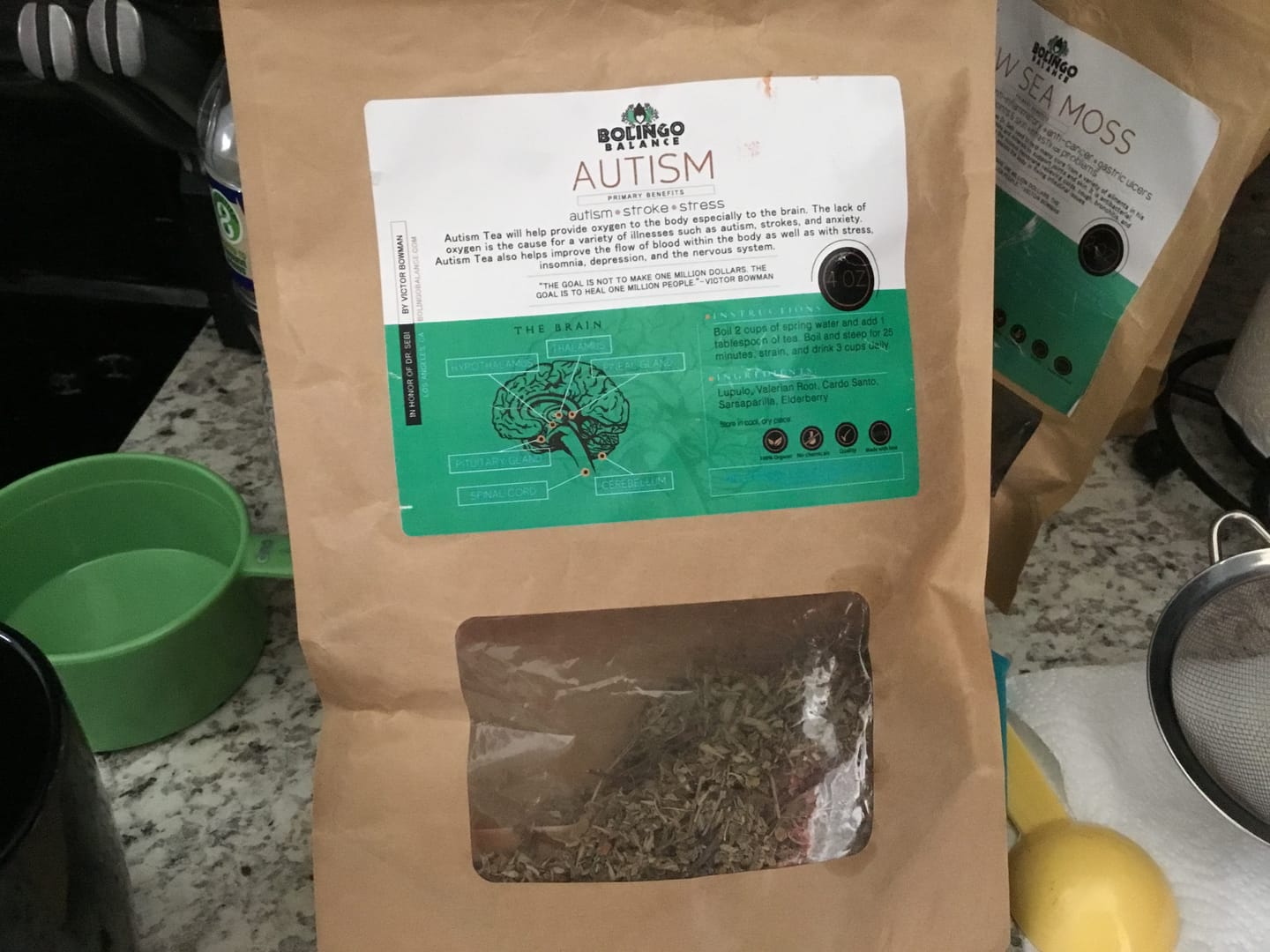 Customer photo review of AUTISM TEA