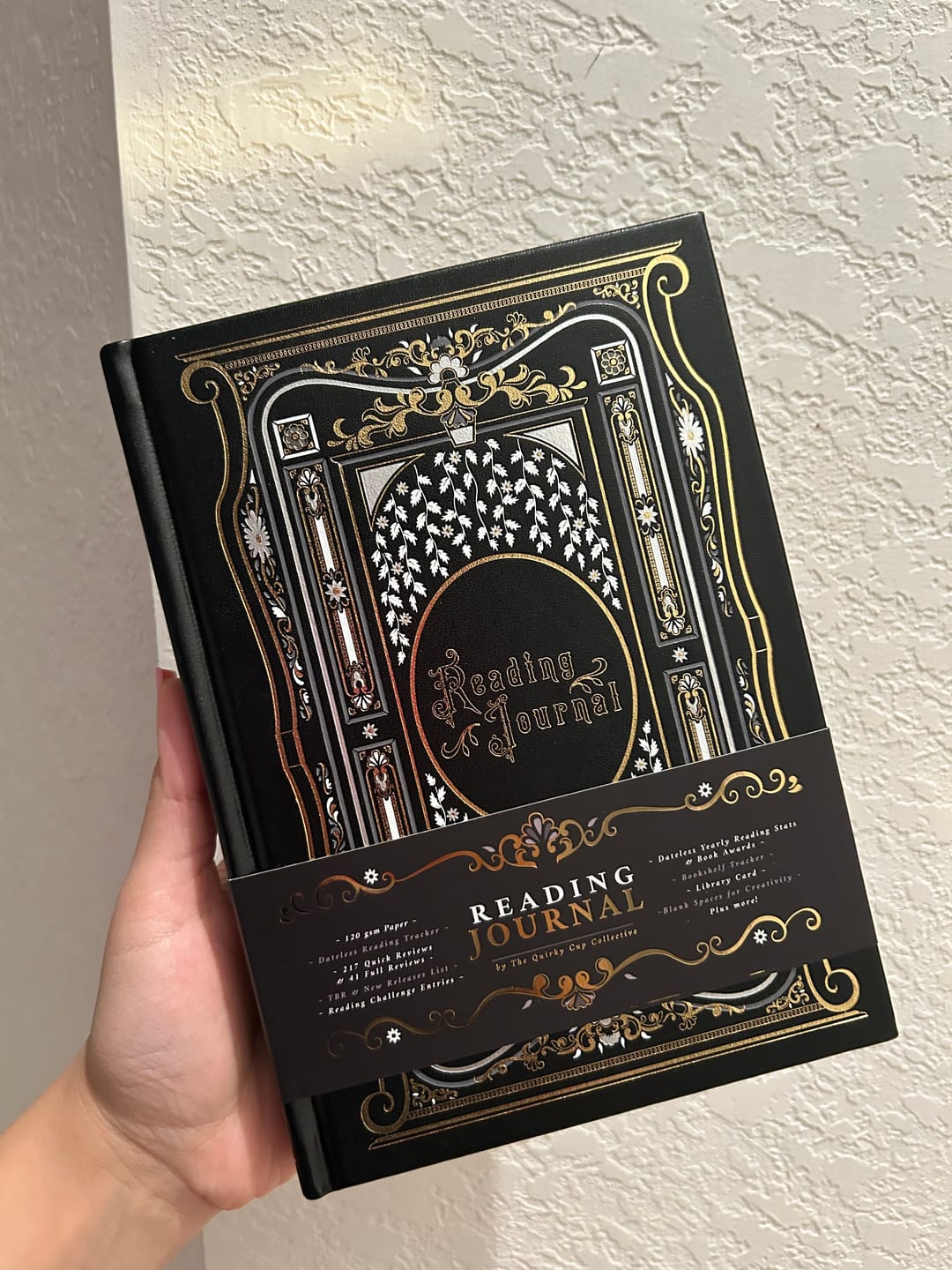 Customer photo review of Reading Journal - Black