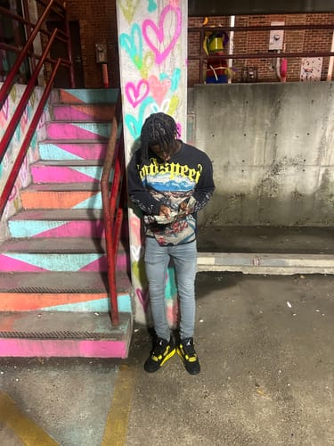 Customer photo review of Godspeed Long Lonely Road L/S Tee Washed Black
