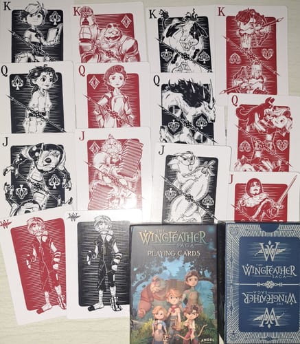 Customer photo review of The Wingfeather Saga Playing Cards