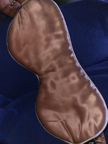 Customer photo review of Atelier Medica Organic Silk Sleep Mask
