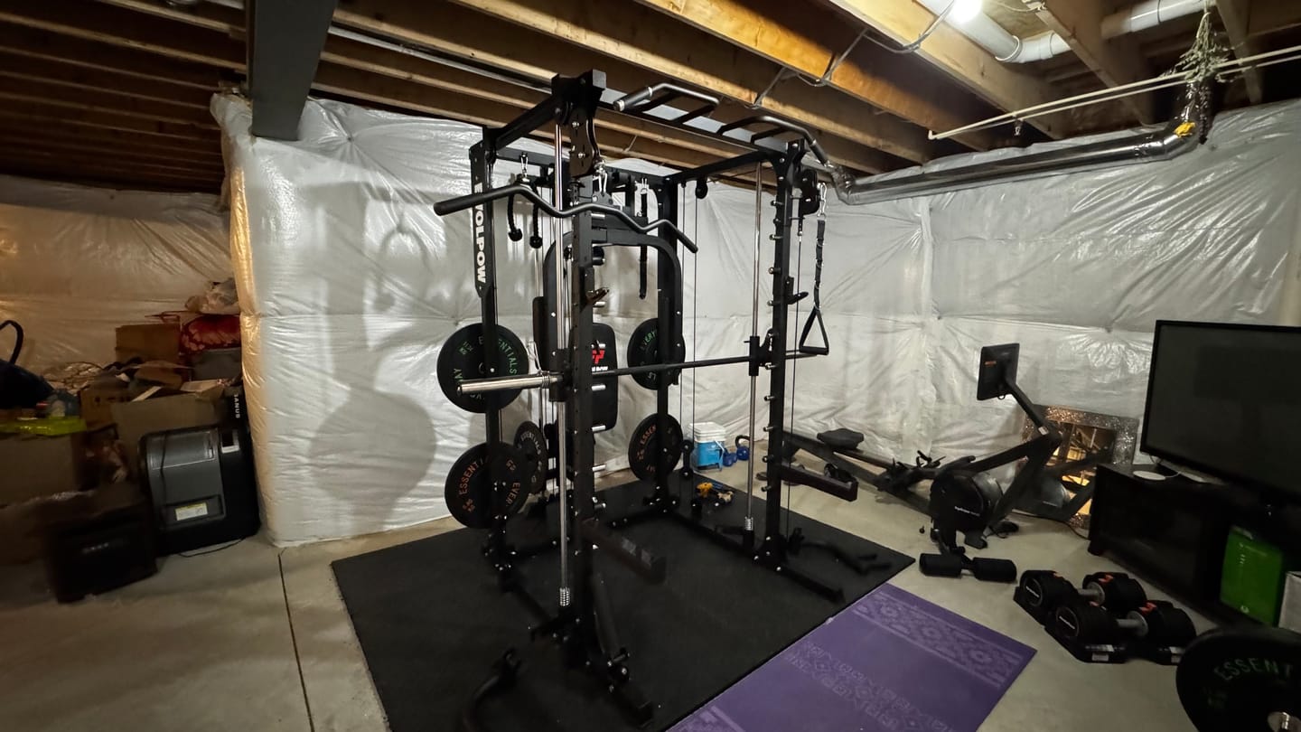 Customer photo review of EVOLPOW M2A Brute All-in-One Smith Machine Home Gym