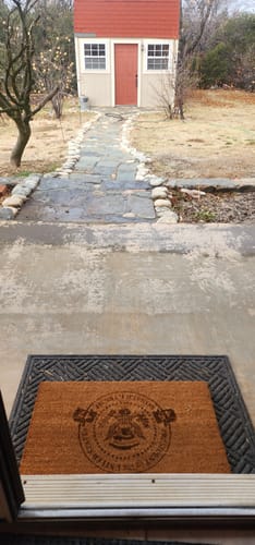 Customer photo review of 47 Presidential Seal Door Mat