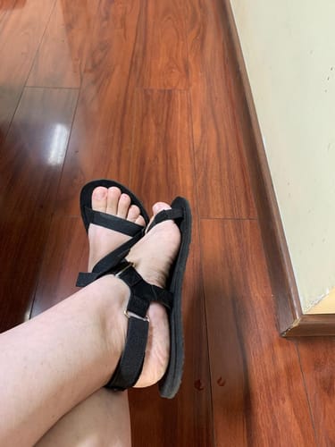 Customer photo review of Sandalias barefoot + grounding  Adultos - PATAWA