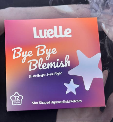 Customer photo review of Star Shaped Pimple Patch
